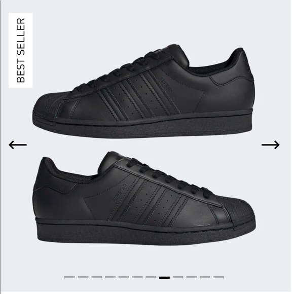 Original, Allstar Unisex Black Leather Adidas. - Picture 9 of 12